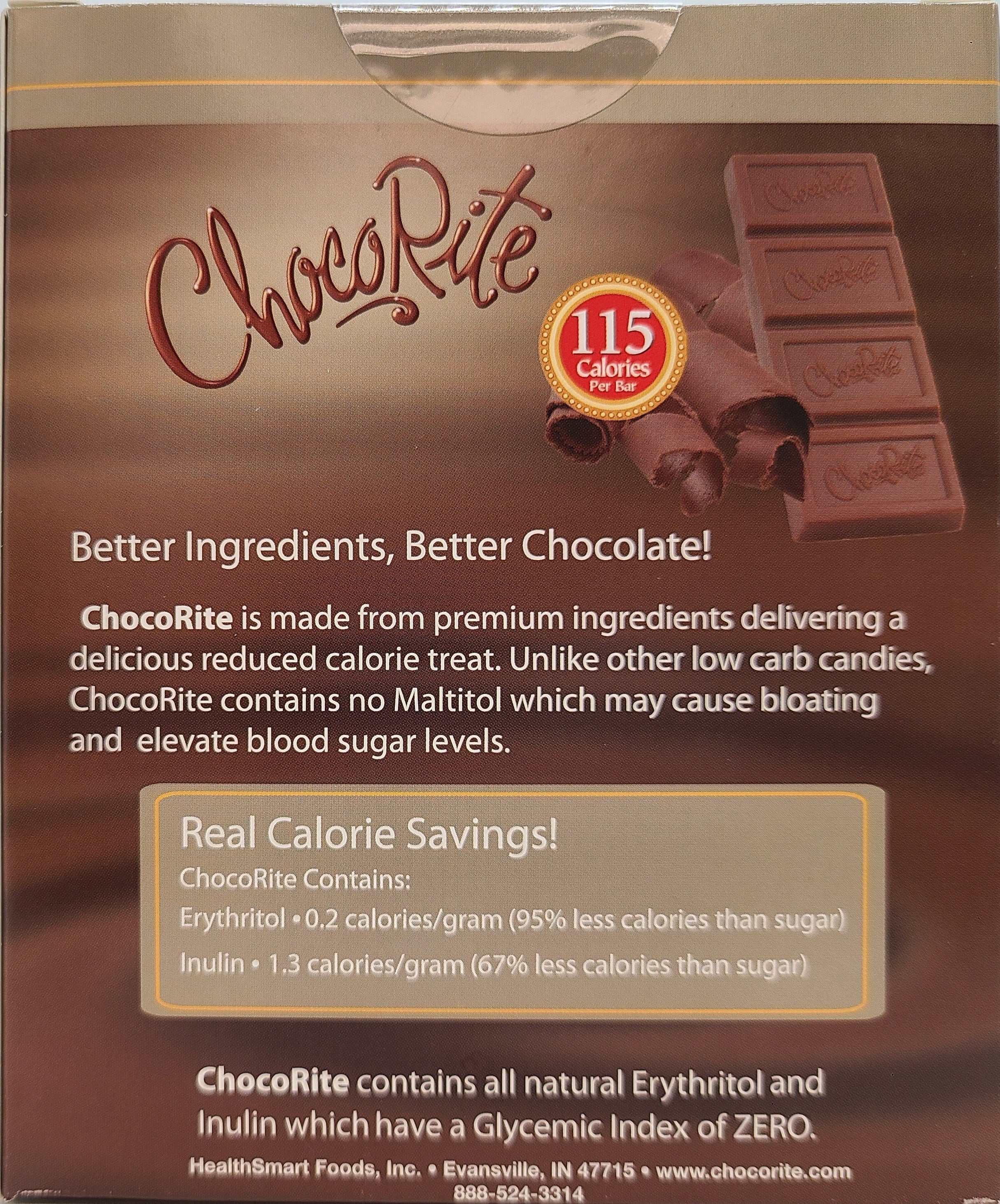 ChocoRite All-Natural Chocolate Bars